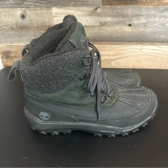 TIMBERLAND \'Rime Ridge\' Men’s Green Insulated Waterproof Duck Snow Boots size 11 main image 5